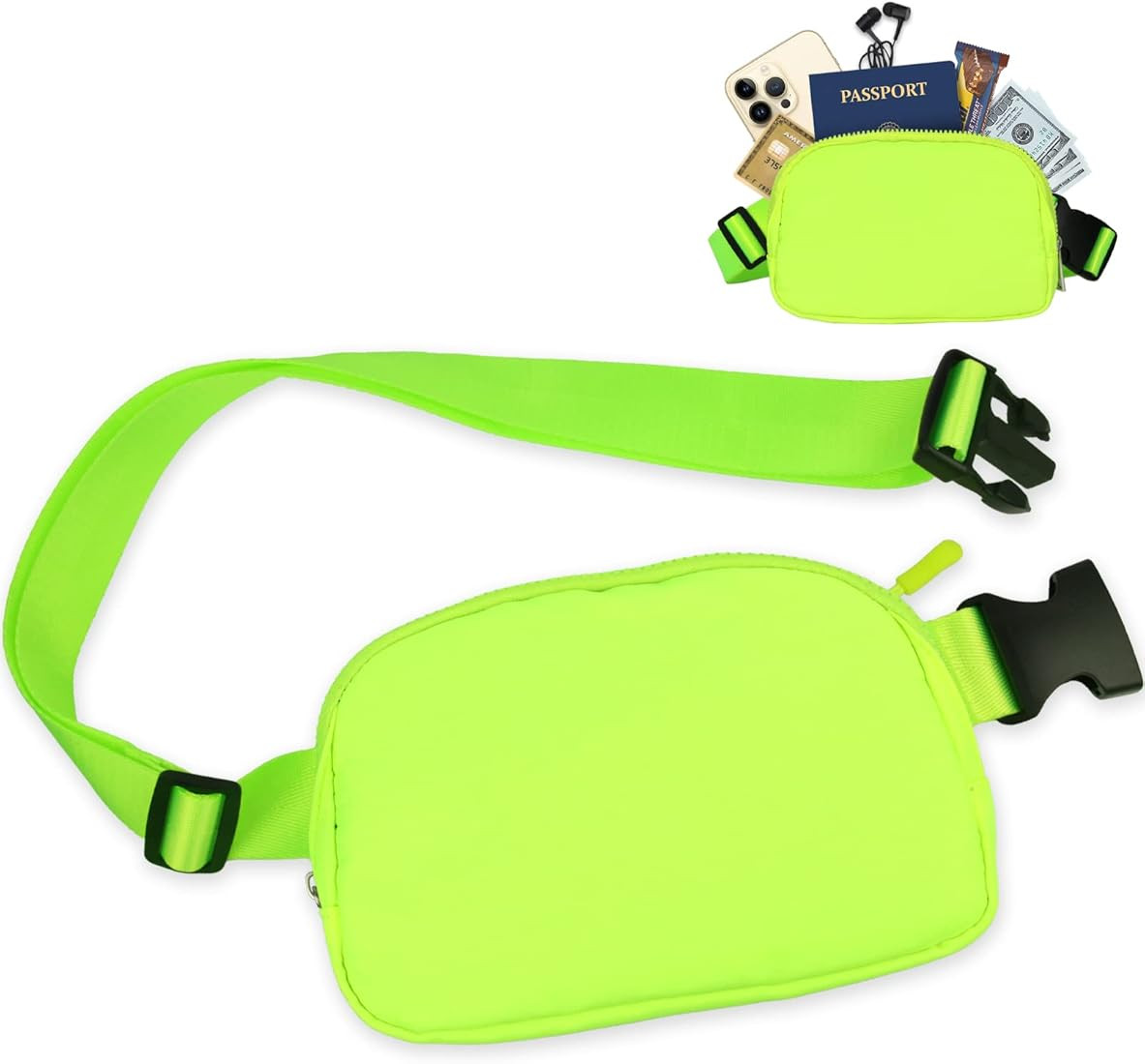 Crossbody Fanny Pack for Women Men, Everywhere Belt Bag with Adjustable Strap, Mini Belt Bag Fash... | Amazon (US)