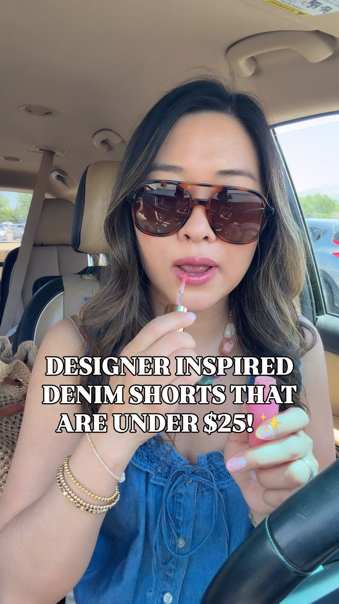 Patch pocket denim shorts that remind me of a pair you would see at Anthro or Revolve!! They are under $25, elevated and chic! I wear size 8.