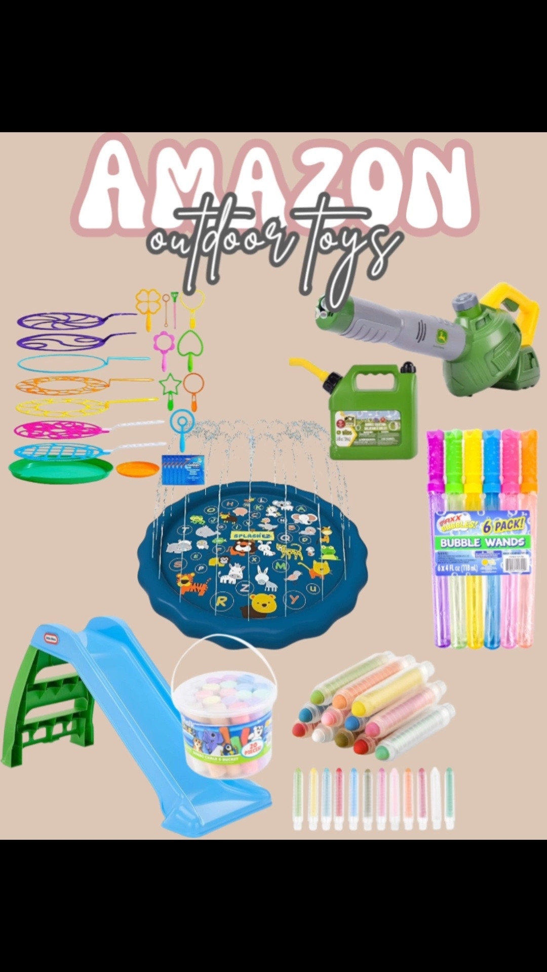 Outdoor toys for kids for the summer from Amazon! 
Backyard toys, outdoor toys, amazon finds, amazon toys, patio, home, water sprinklers, sandbox

#LTKSeasonal #LTKHome #LTKKids