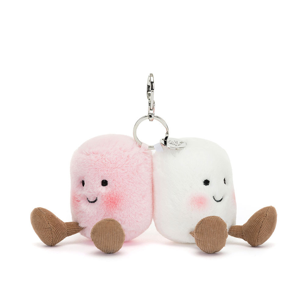 Amuseables Pair of Marshmallows Bag Charm | Jellycat US