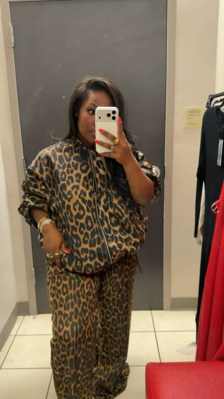 This set is fireeee 🐆 Y’all know I love a good printed set 🤏🏾🤏🏾

Ashley Graham collection at JCPenney is perfect for my plus-size baddies - goes up to 5x and 30w online and in-store! 🙌🏾

Jacket: Size 2x (would size down to 0x)
Pants: 14W (love the pants but need to be hemmed for someone petite but perfect for my tall baddies) 

Linking the rest of my JCPenney haul below!

#LTKMidsize #LTKActive #LTKSeasonal