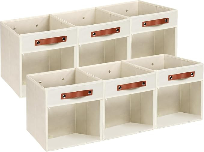 HNZIGE 11 x 11 Storage Cubes Bins for Storage Organizer,Shelf Fabric Storage Bin for Cube Organiz... | Amazon (US)