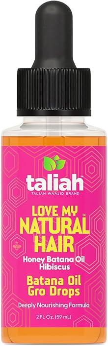 Taliah Waajid Love My Natural Hair Batana Oil Gro Drops 2oz – For Hair & Scalp with Batana Oil ... | Amazon (US)