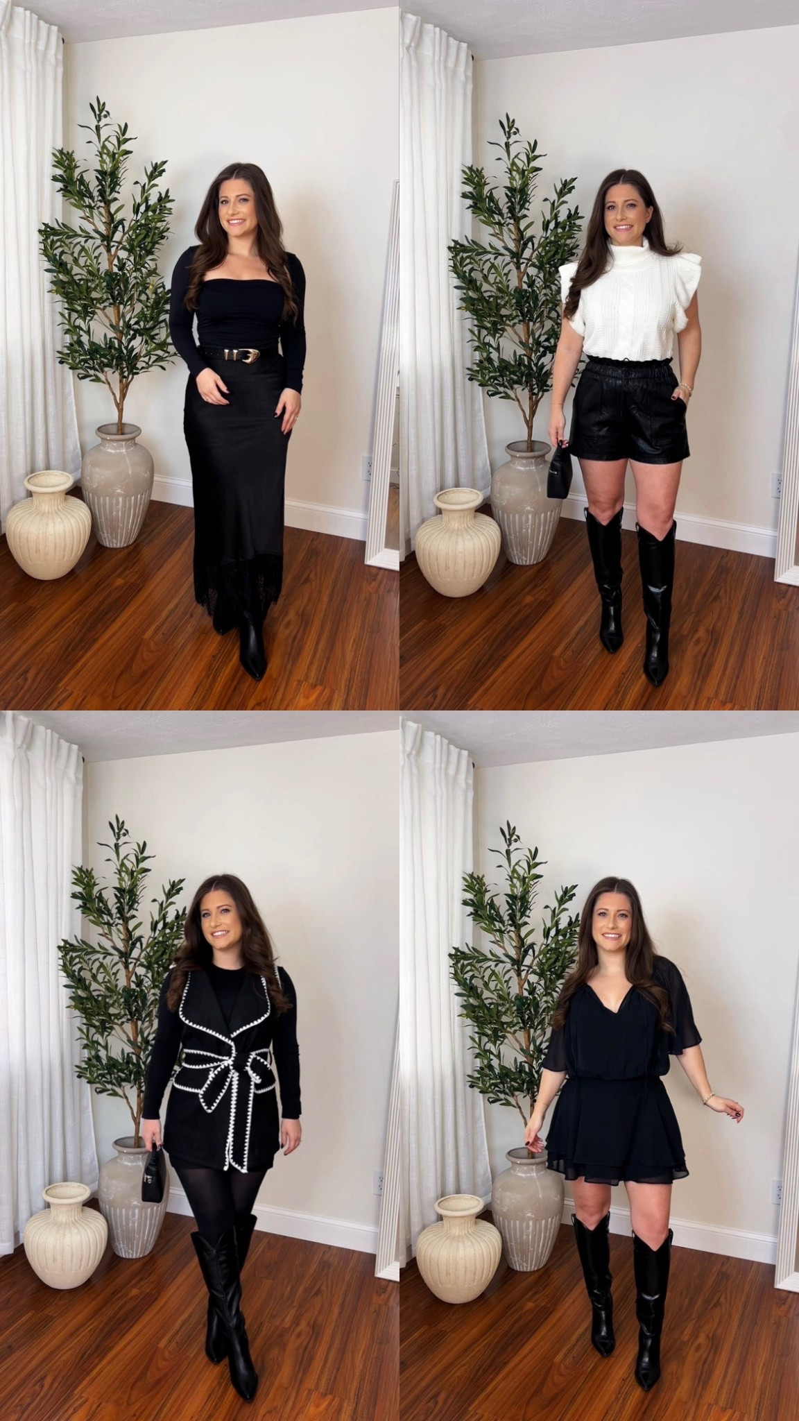 Easy Chic Outfits I’ve worn on repeat lately ✨🖤

#LTKFindsUnder100 #LTKSeasonal #LTKPetite