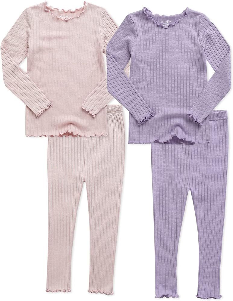 VAENAIT BABY 6M-12Y Kids Unisex Girls & Boys Soft Comfy Modal Tencel Shirring Sleepwear Pajamas 2... | Amazon (US)
