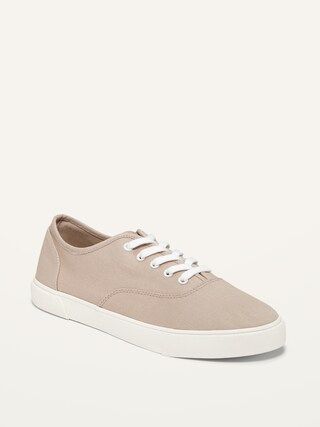 Twill Lace-Up Sneakers For Women | Old Navy (CA)