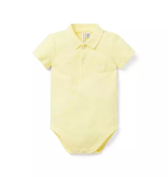 Baby Bunny Pique Polo Bodysuit | Janie and Jack