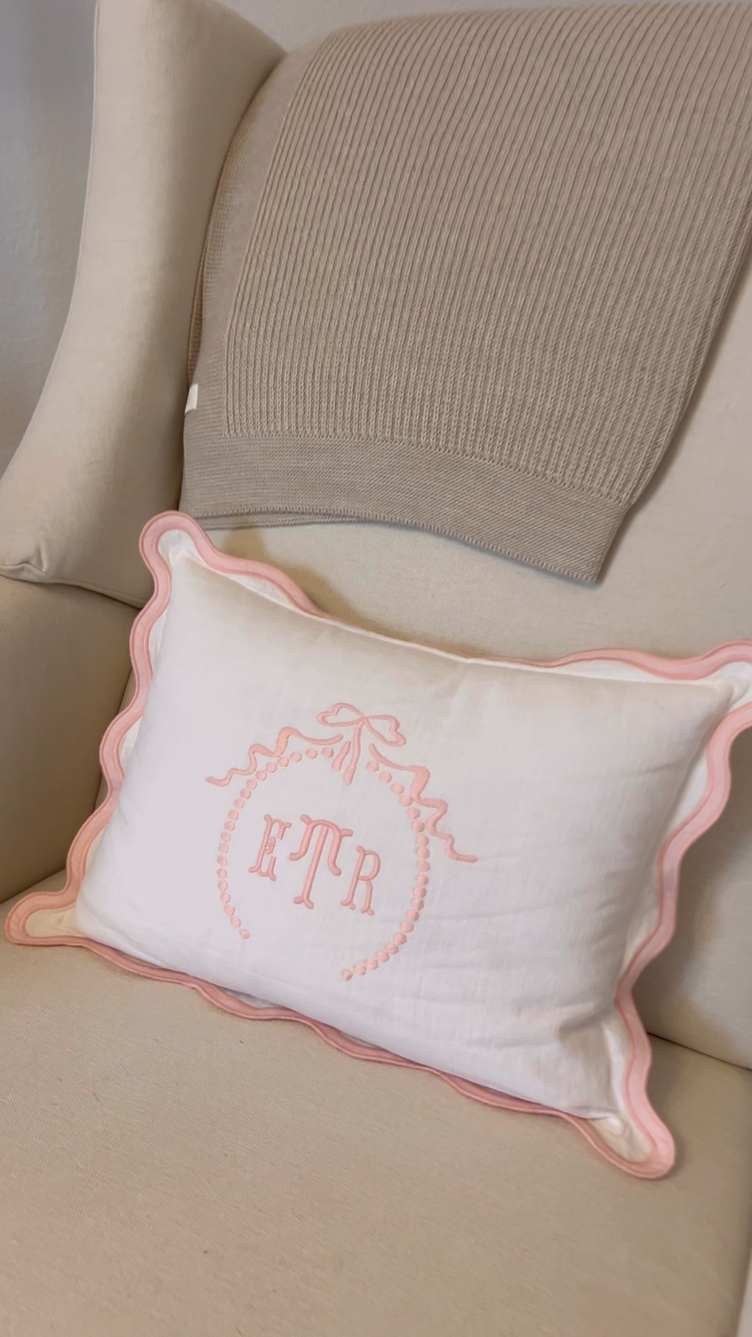 AD this Rooney Embroidery pillow is the new addition to Ella’s nursery! I love the scalloped edging and the beautiful monogram! It’s the perfect gift to give this holiday season!

#LTKSeasonal #LTKHoliday #LTKBaby