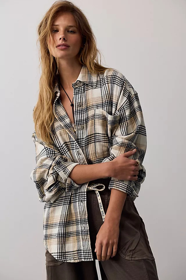 We The Free Ashley Plaid Shirt | Free People (Global - UK&FR Excluded)