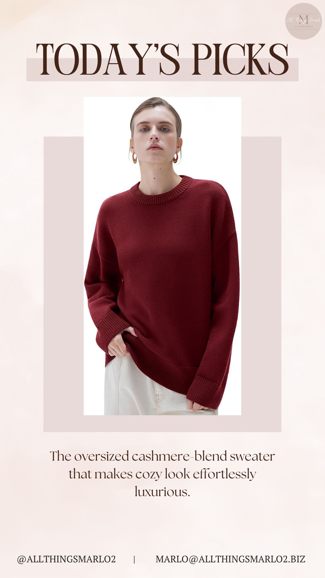 The oversized cashmere-blend sweater that makes cozy look effortlessly luxurious. 

 #LTKSeasonal #LTKWorkwear #LTKTravel