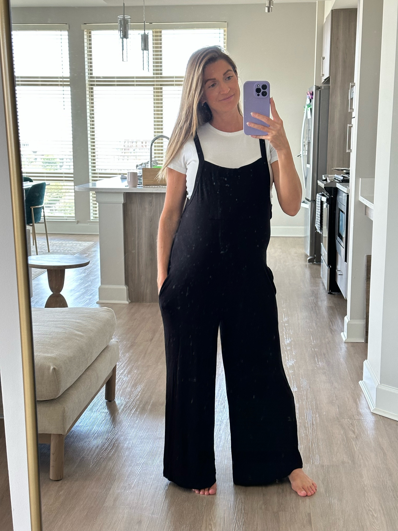 Cute and super comfy jumpsuit! Comes in 6 different colors and perfect for maternity too. I’m wearing my normal size small, currently 36 weeks pregnant 

#LTKunder100 #LTKbump #LTKstyletip