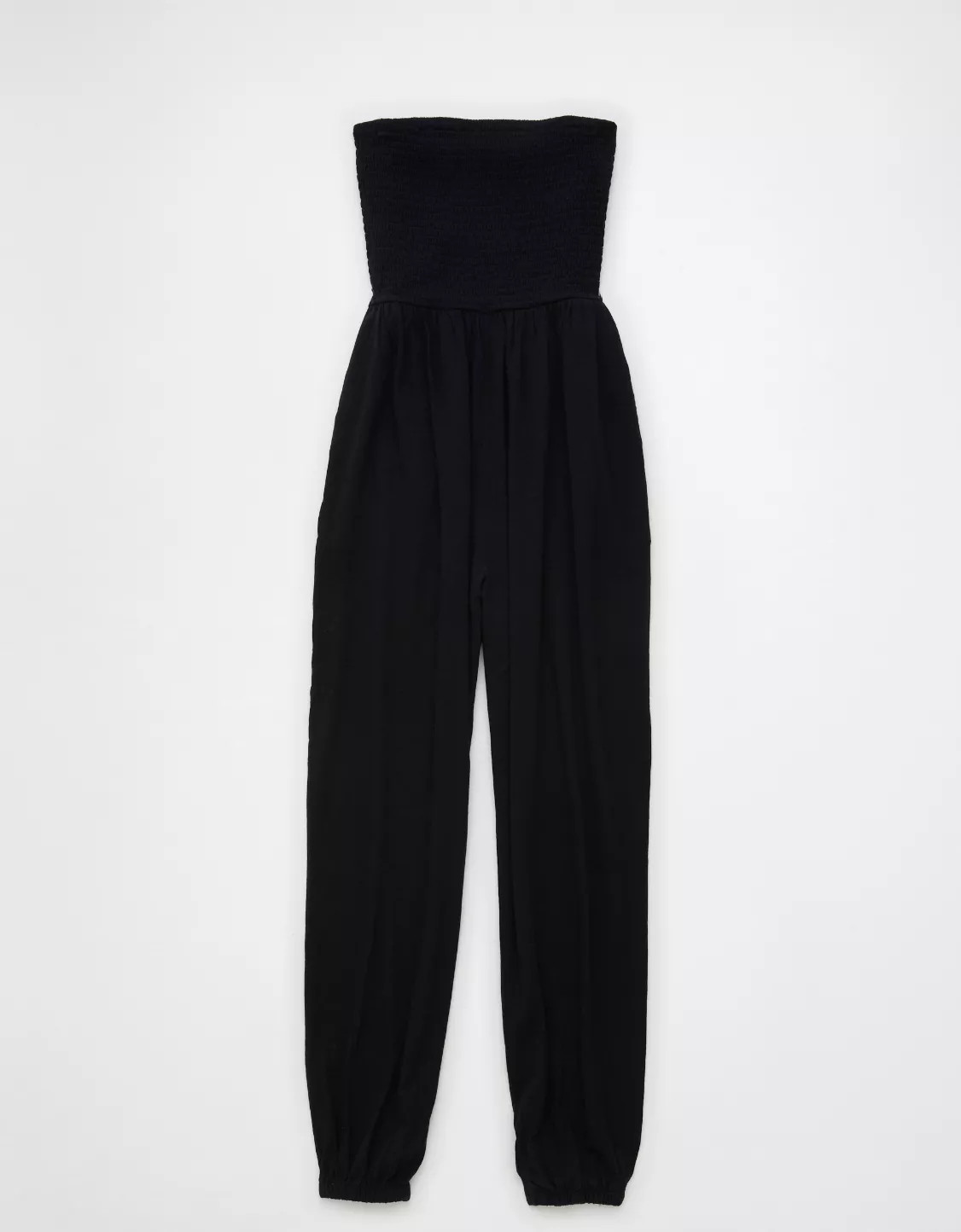 AE Sunchaser Knit Smocked Tube Jumpsuit | American Eagle Outfitters (US & CA)