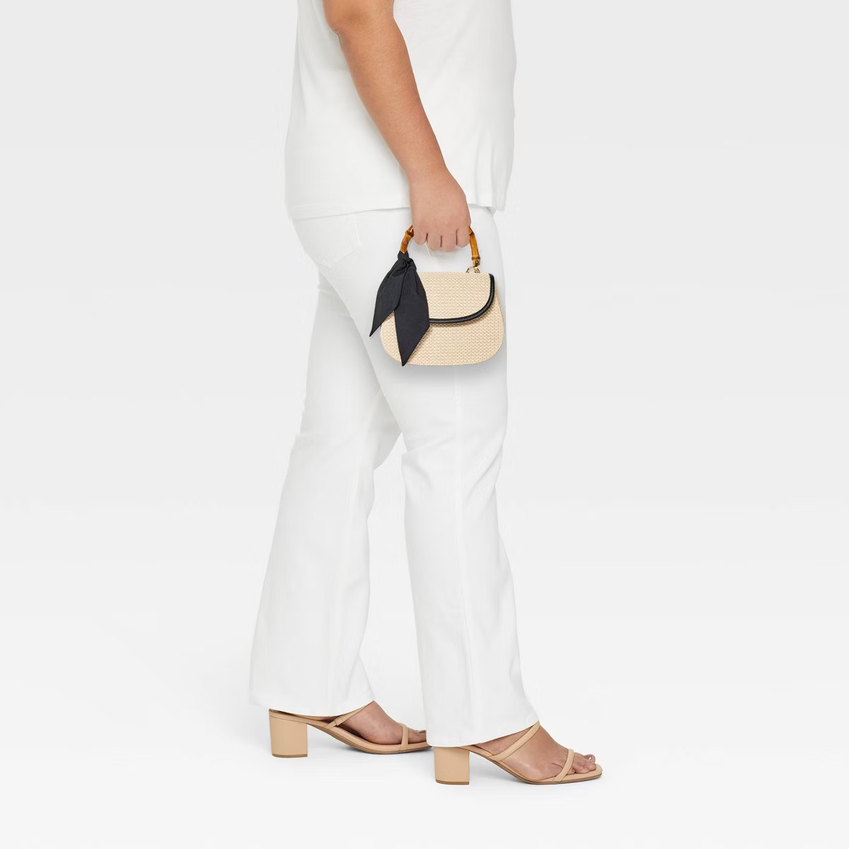 Bamboo Top Handle Handbag - A New Day™ | Target