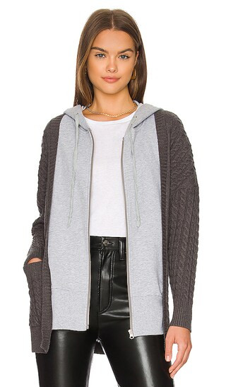Ambrose Dickie Cardigan in Charcoal | Revolve Clothing (Global)