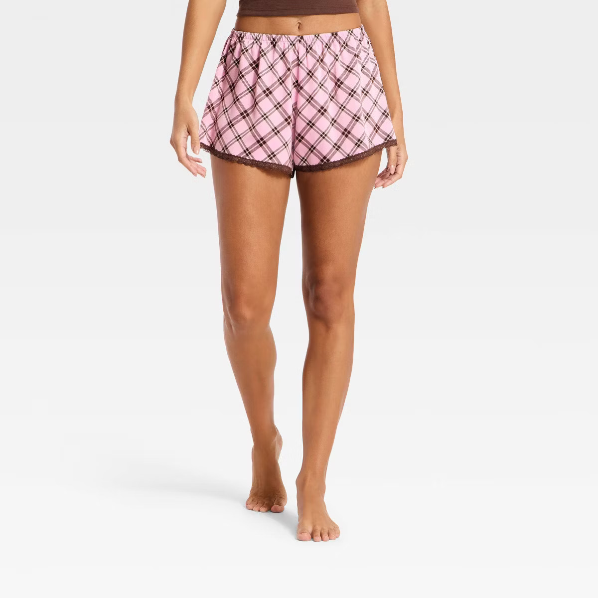 Women's Satin Boxer Pajama Shorts - Wild Fable™ | Target