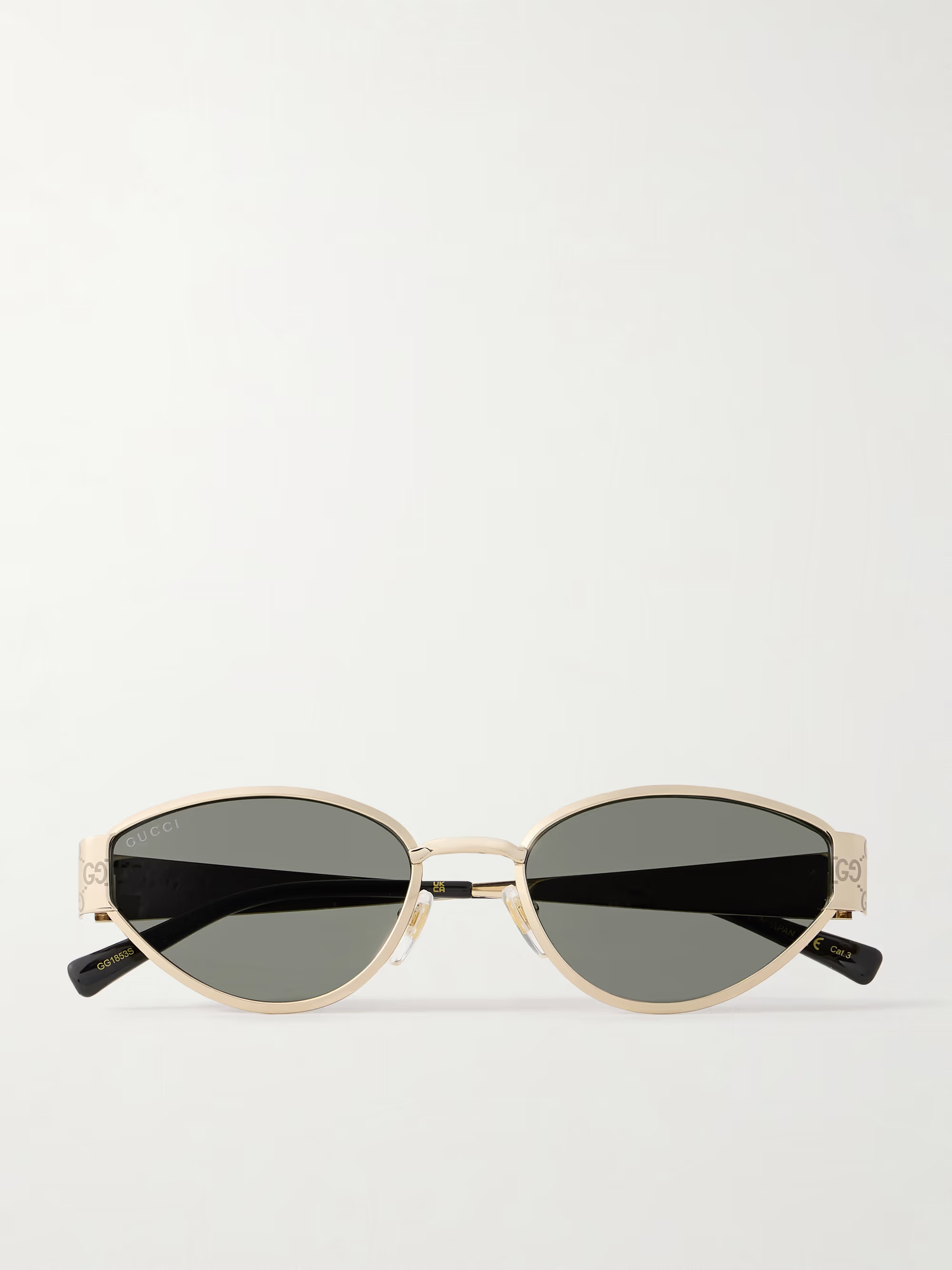 Cat-eye gold-tone sunglasses | NET-A-PORTER (US)