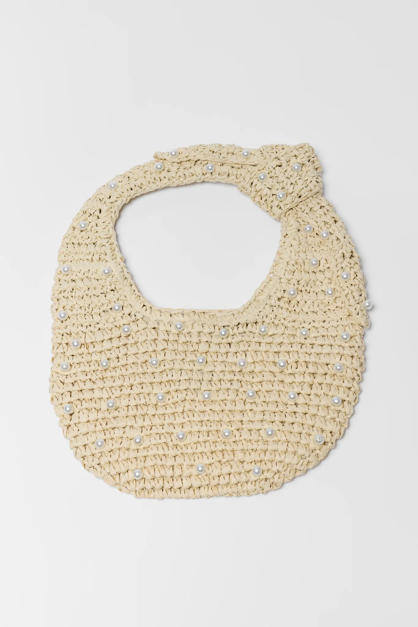 Bethany Ivory Woven Pearl Bag | Avara