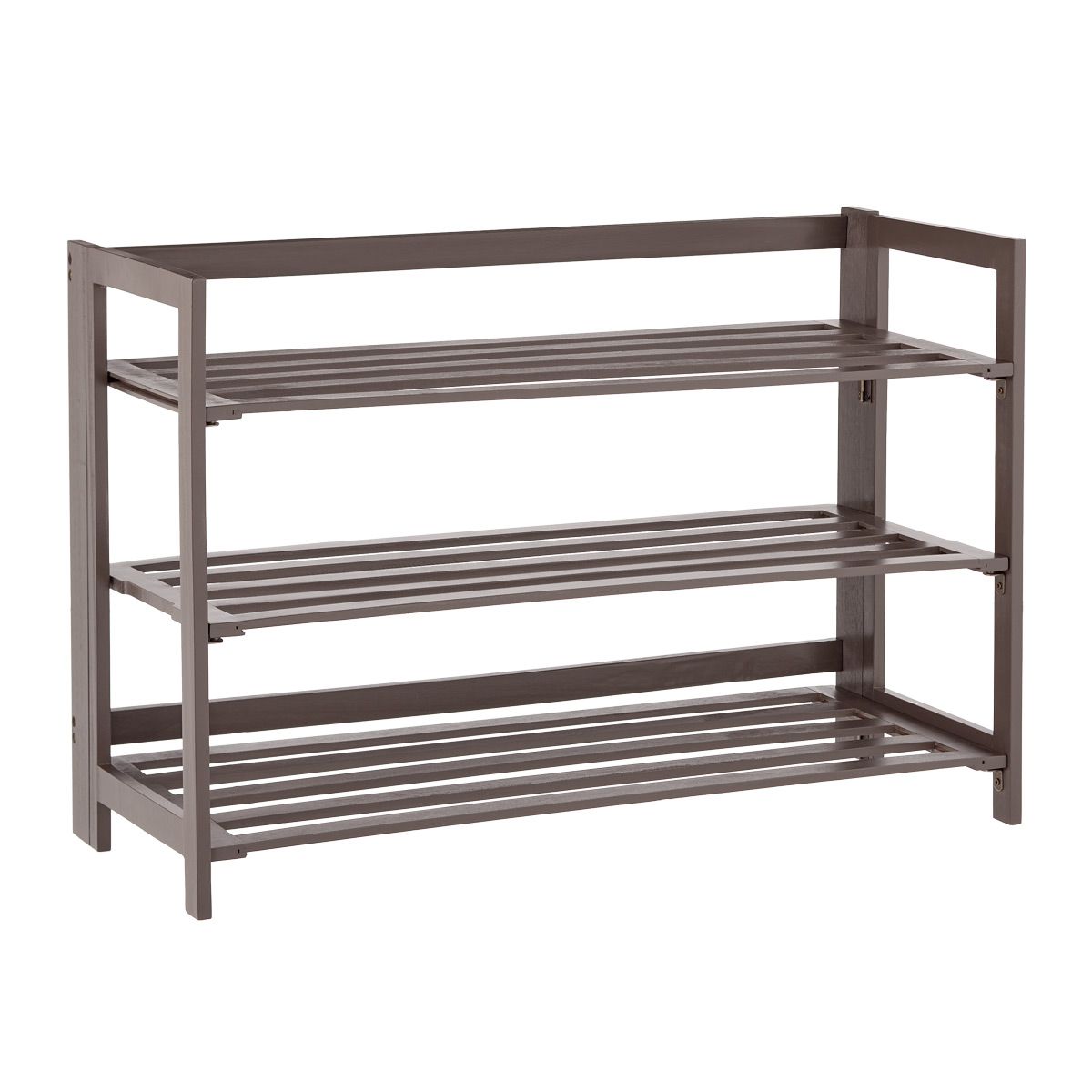 3-Tier Folding Shoe Rack | The Container Store