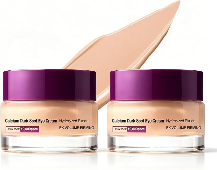 Calcium Dark Spot Eye Cream \u2013 Elastin for Dark Circles, Sagging Skin(2PCS) | Amazon (US)