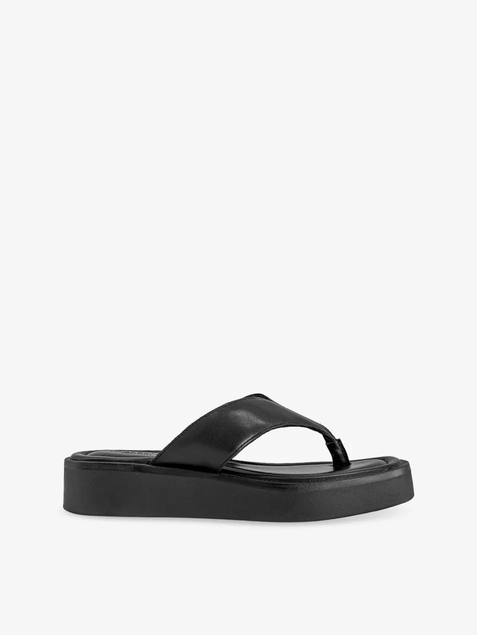 Danya Platform Leather Sandals | Selfridges