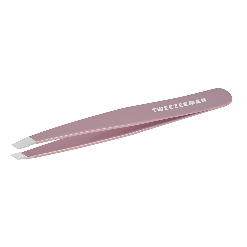 Tweezerman Exclusive Purple Wisteria Slant Tweezer - Hair Removal Tweezers, Stainless Steel | Amazon (US)