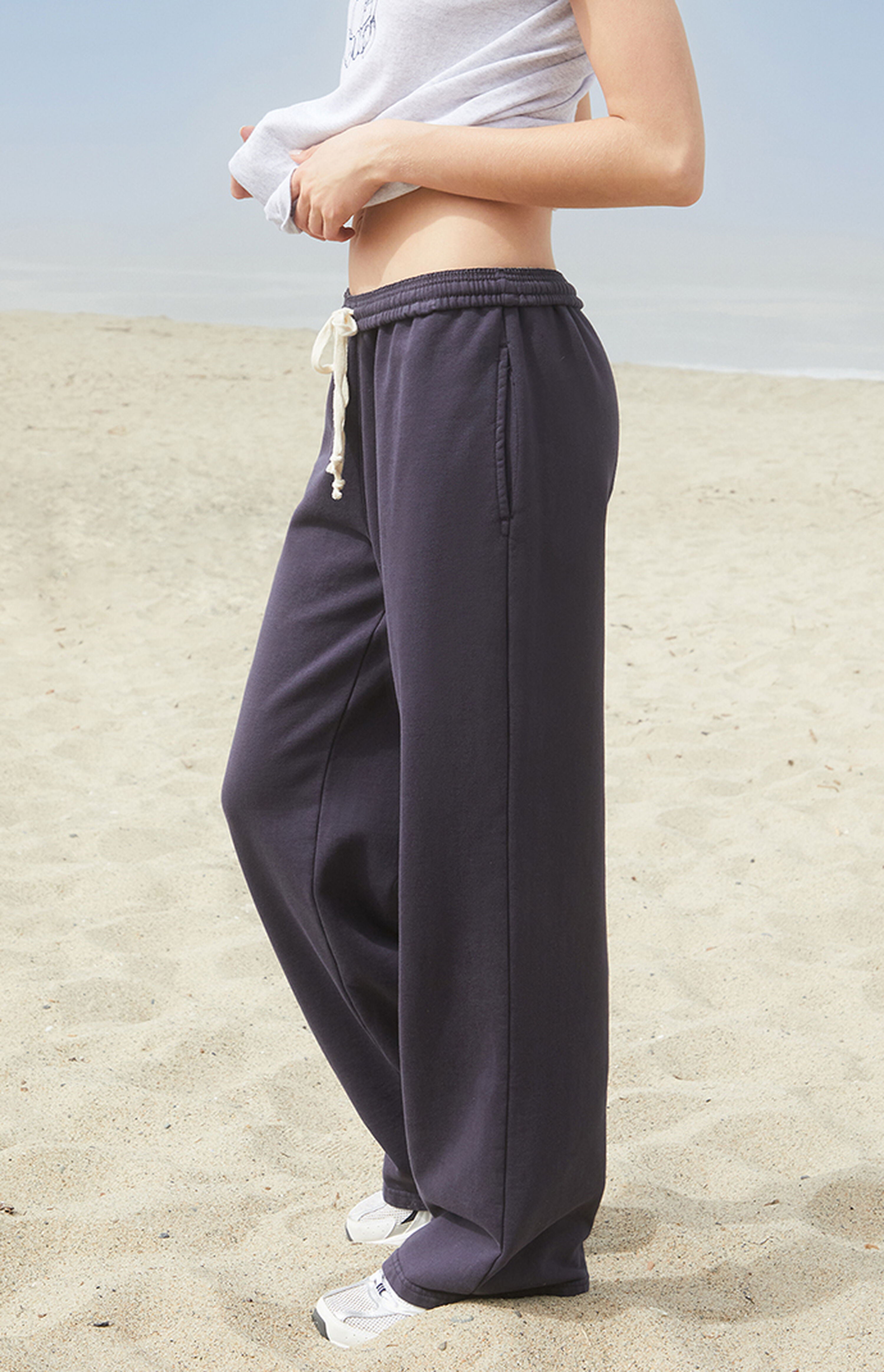 John Galt Navy Anastasia Tie Baggy Sweatpants | PacSun