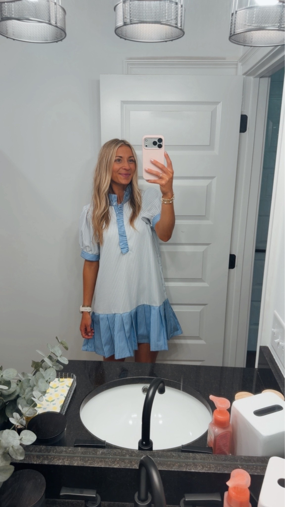 Church ootd 🩵 this Dress Up dress is on such a good sale!!!

#LTKU #LTKSaleAlert #LTKootd