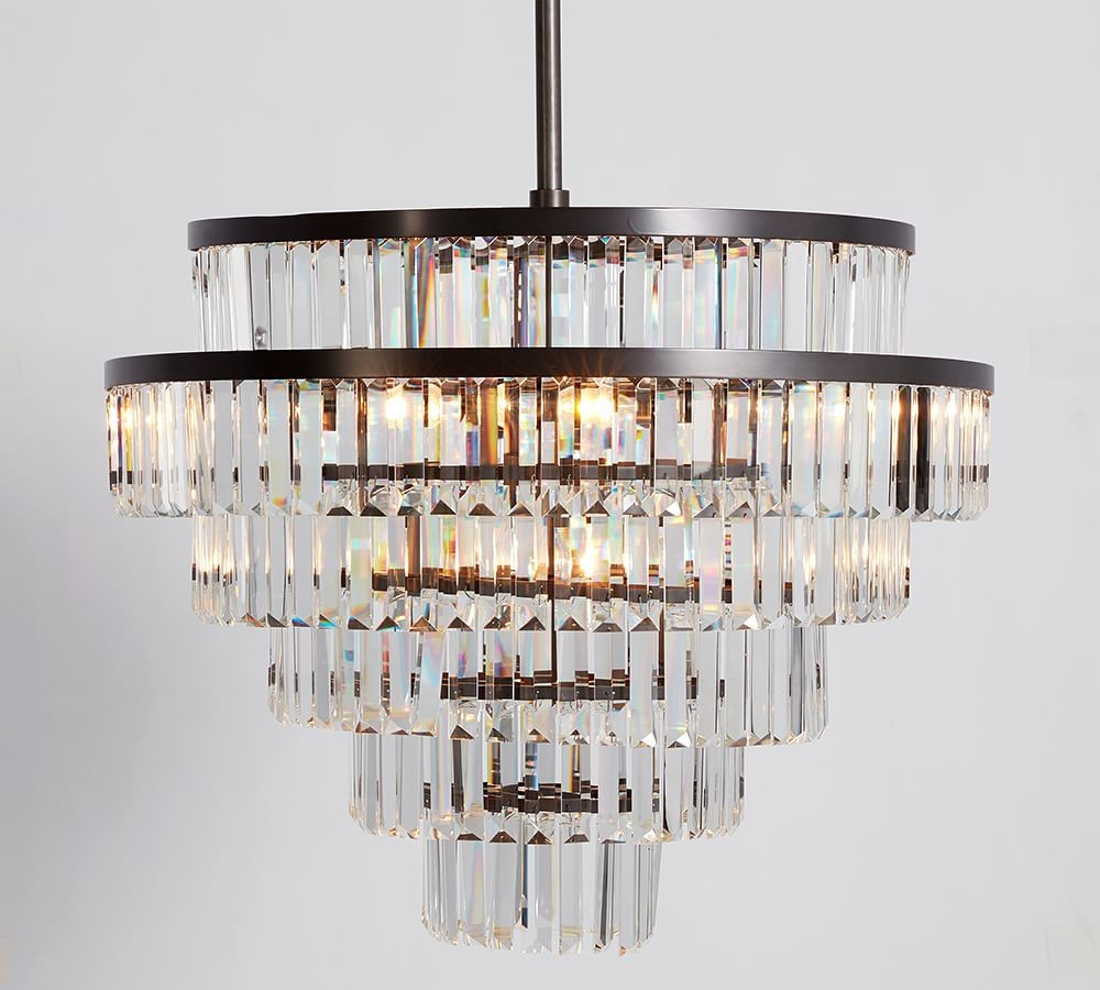 Gemma Crystal Round Chandelier | Pottery Barn (US)