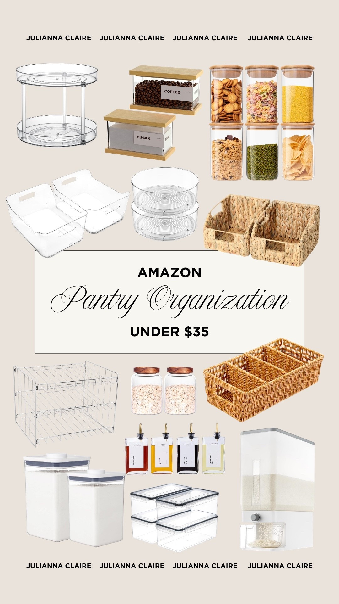 Amazon pantry organization essentials for under $35!

#LTKHome