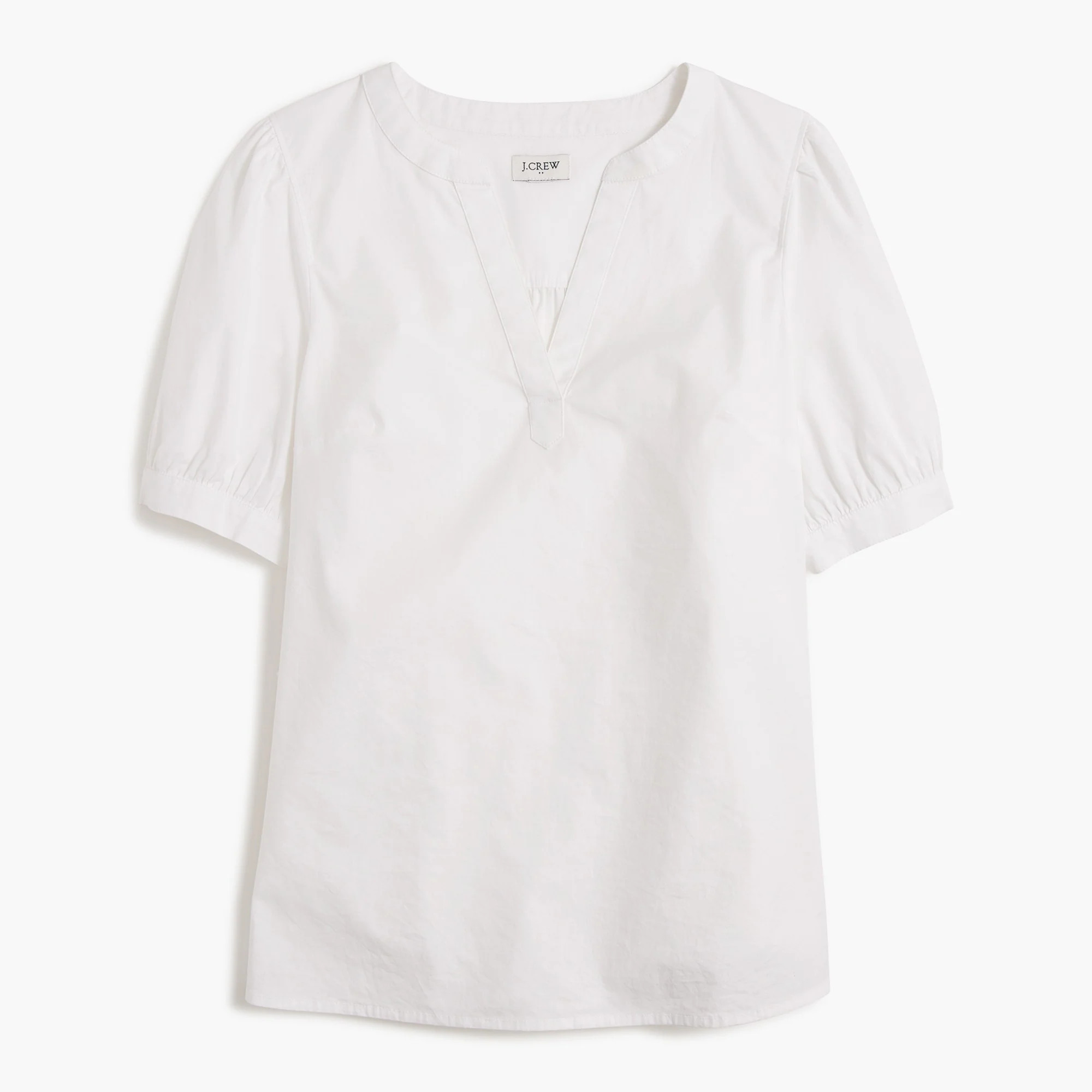 Short-sleeve poplin top | J.Crew Factory