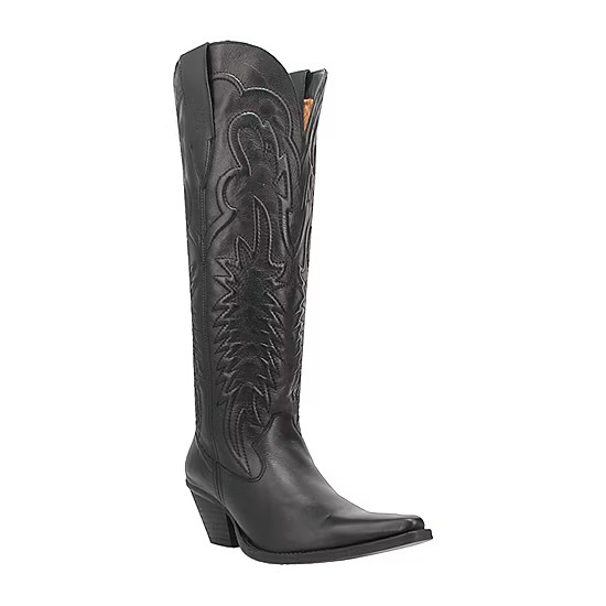 Dingo Womens Raisin Kane Stacked Heel Cowboy Boots | JCPenney