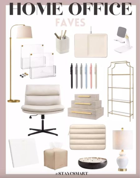 Home office accessories that make me want to go to work everyday!!

home office inspo | trendy home office | office supplies | office organization | trendy desk chair | organized life 

#LTKHome