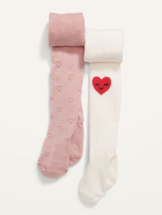 Soft-Knit Tights 2-Pack for Toddler Girls | Old Navy (US)