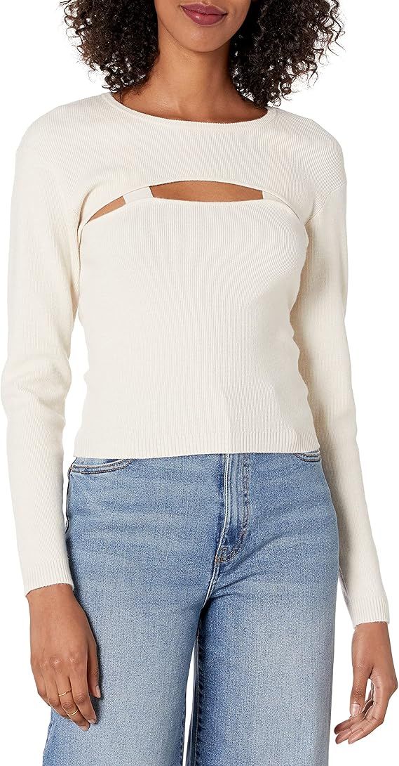 The Drop Women's Nomi Cut-Out Sweater | Amazon (US)