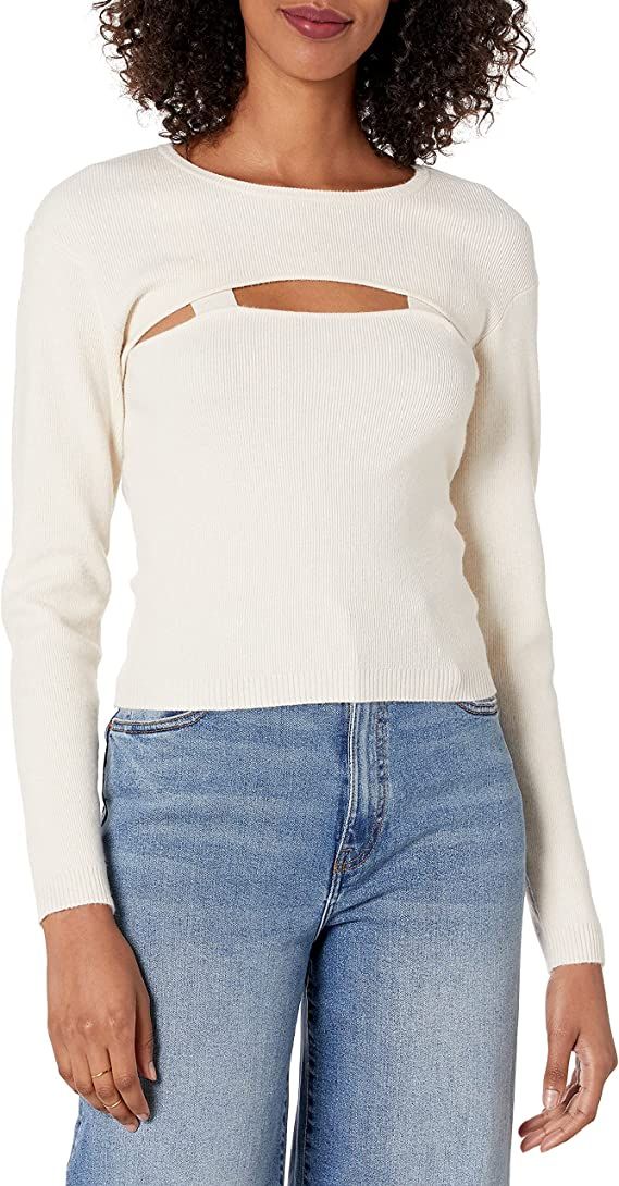 The Drop Women's Nomi Cut-Out Sweater | Amazon (US)
