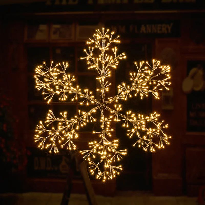 36IN Snowflake Light, Warm White | E Home International