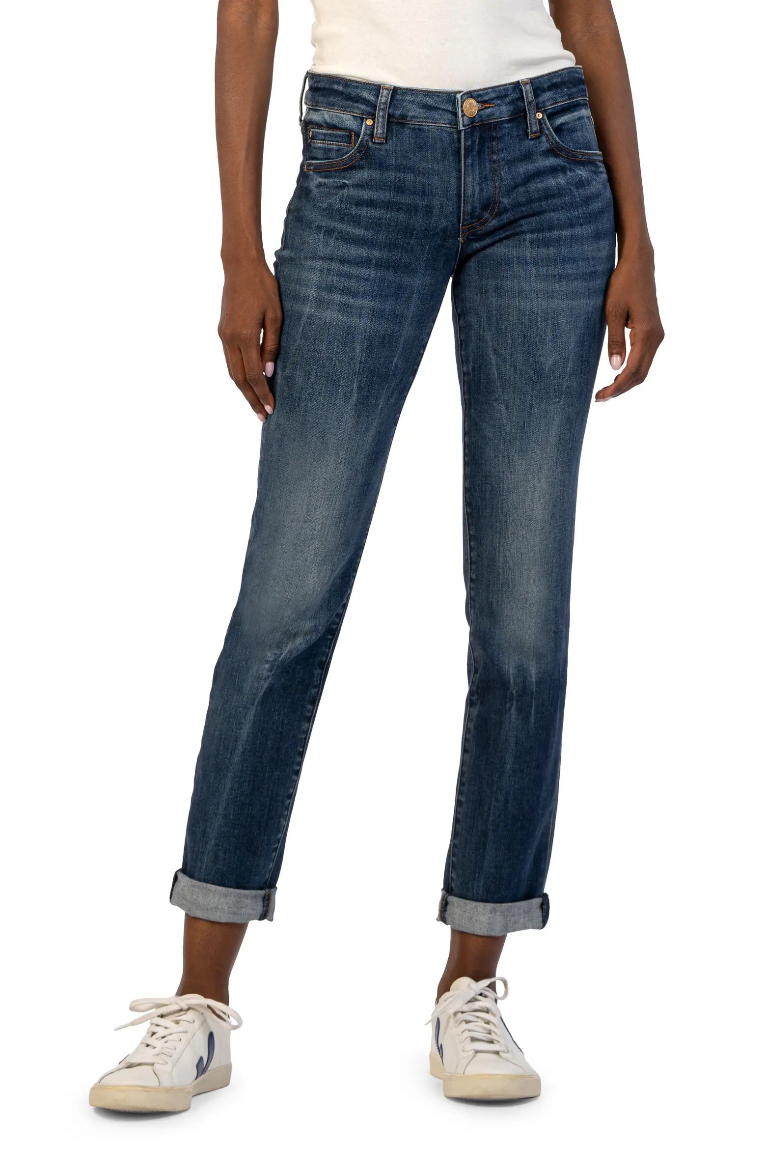 KUT from the Kloth Catherine Mid Rise Boyfriend Jeans | Nordstrom | Nordstrom