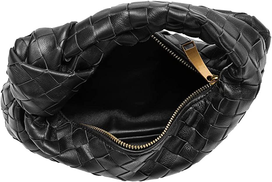 EvaLuLu Genuine Leather Women Handbag FursTote Bag | Amazon (US)