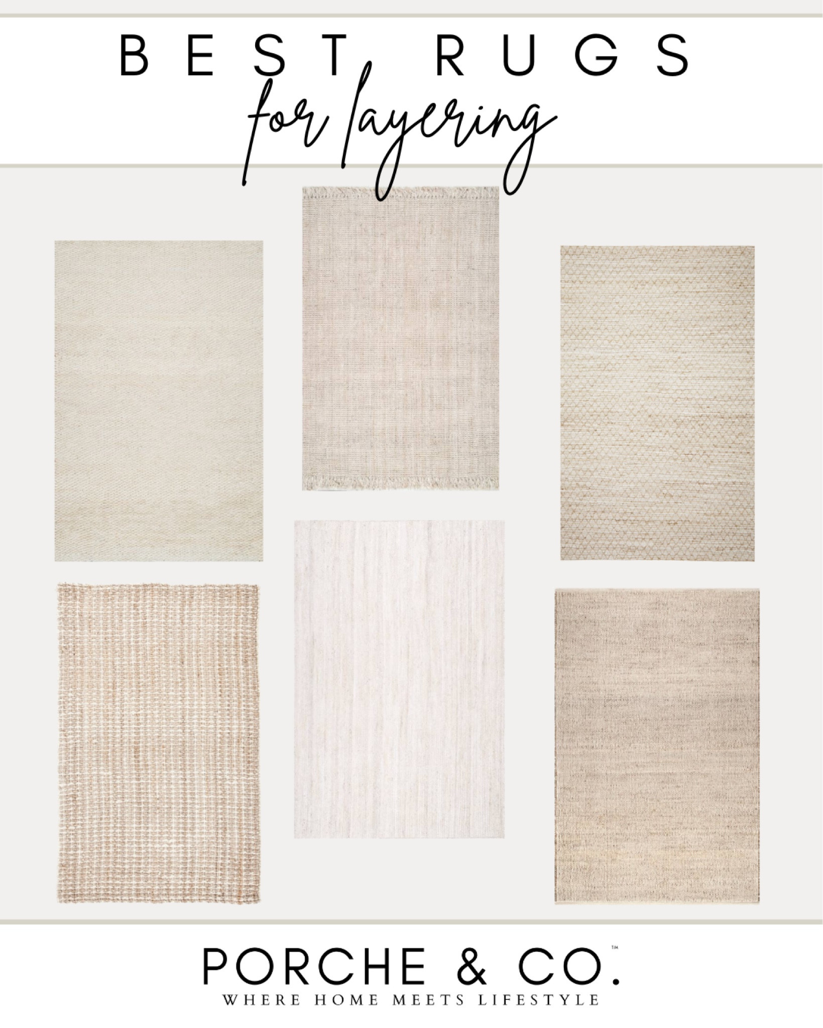 Best rugs for layering, layering rugs, jute rugs, neutral rug, woven rug, layered rugs #layeredrugs #layeringrugs 

#LTKSeasonal #LTKstyletip #LTKhome