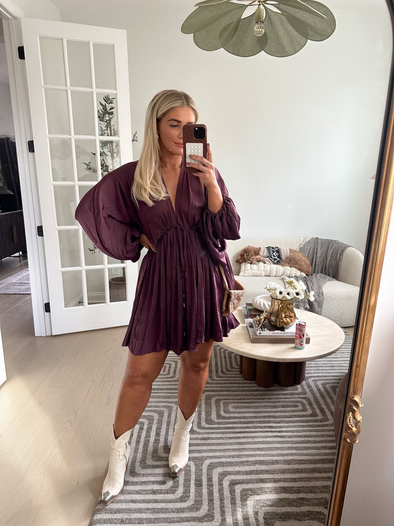 This free people dress is 50% off in 2 other colors right now! I am wearing a medium! It is the most comfortable and flattering dress🤌🏼 

#LTKCyberWeek #LTKsalealert #LTKHoliday