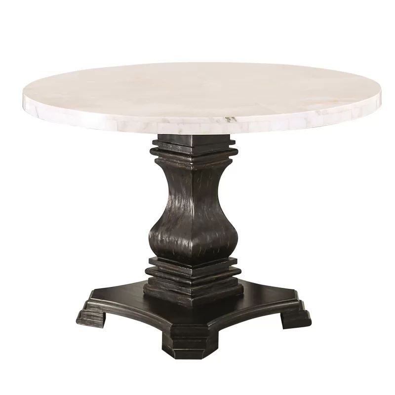 Julian 48'' Genuine Marble Pedestal Dining Table | Wayfair North America
