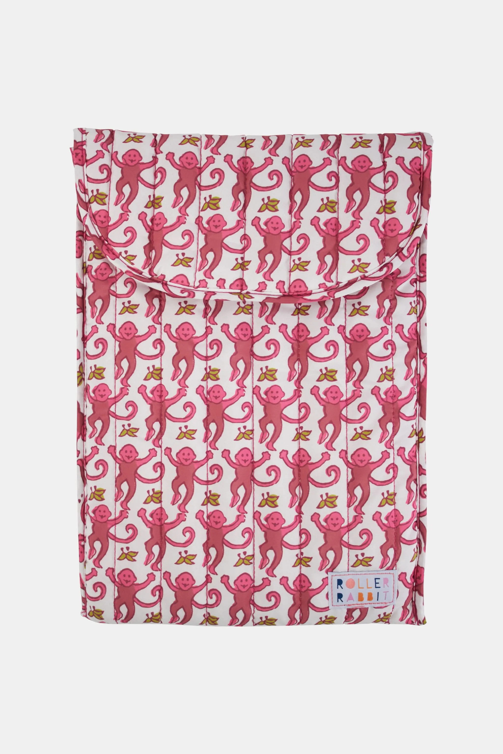 Monkey Quilted Laptop Case | Roller Rabbit | Roller Rabbit