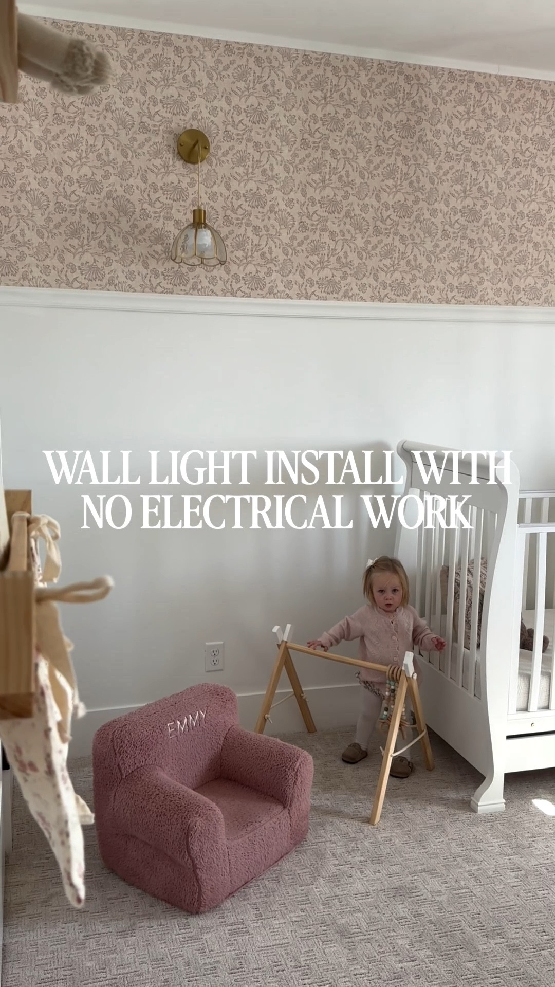 Wall sconce with no electric work ✨

#LTKHome #LTKKids #LTKmomlife
