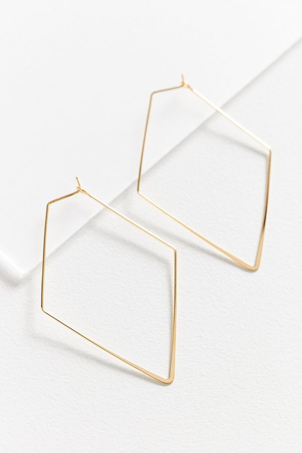 Geometric Hoop Earring | Urban Outfitters (US and RoW)