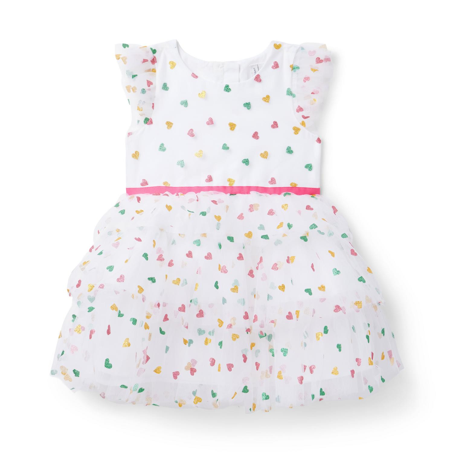Sparkle Heart Tulle Dress | Janie and Jack
