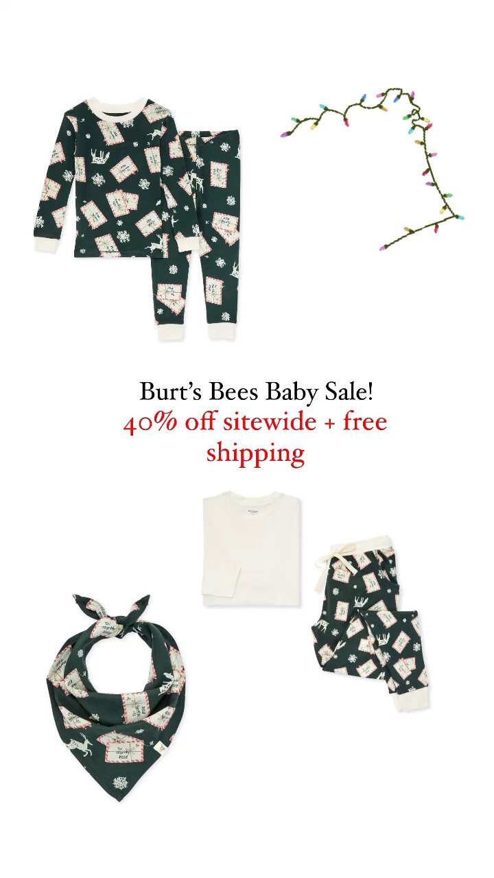 Matching family pj’s on sale! 40% off + free shipping! Burt’s Bees Baby, Christmas pajamas

#LTKSeasonal #LTKHoliday #LTKfamily