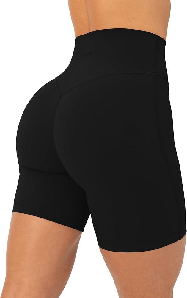 Buttery Soft Yoga Workout Shorts for Women - High Waisted Butt Sculpting 4" & 6" Gym Biker Shorts... | Amazon (US)