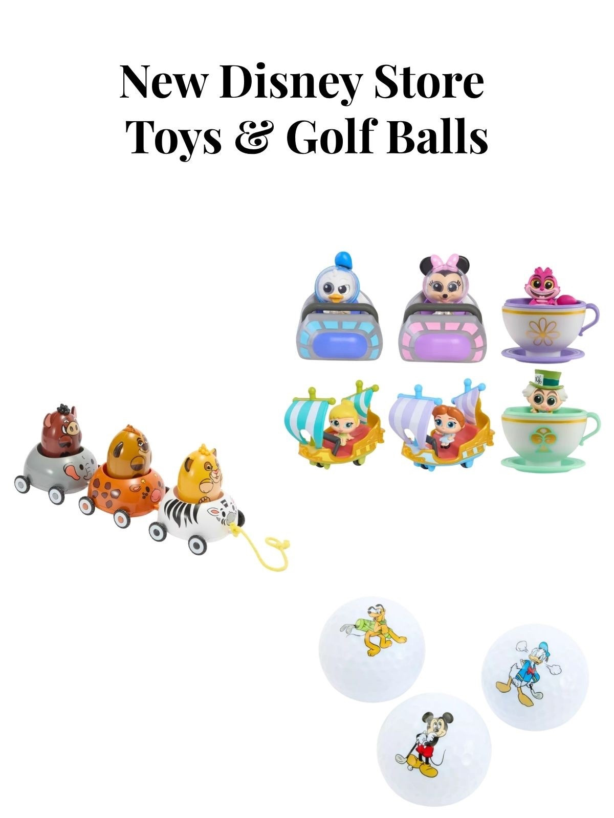 New Disney Store toys and golf balls

#LTKKids