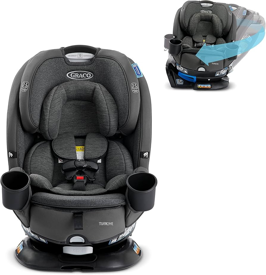 Graco Turn2Me 3-in-1 Car Seat with Rotating Feature, Highback Booster, for Newborn to Toddler up ... | Amazon (US)