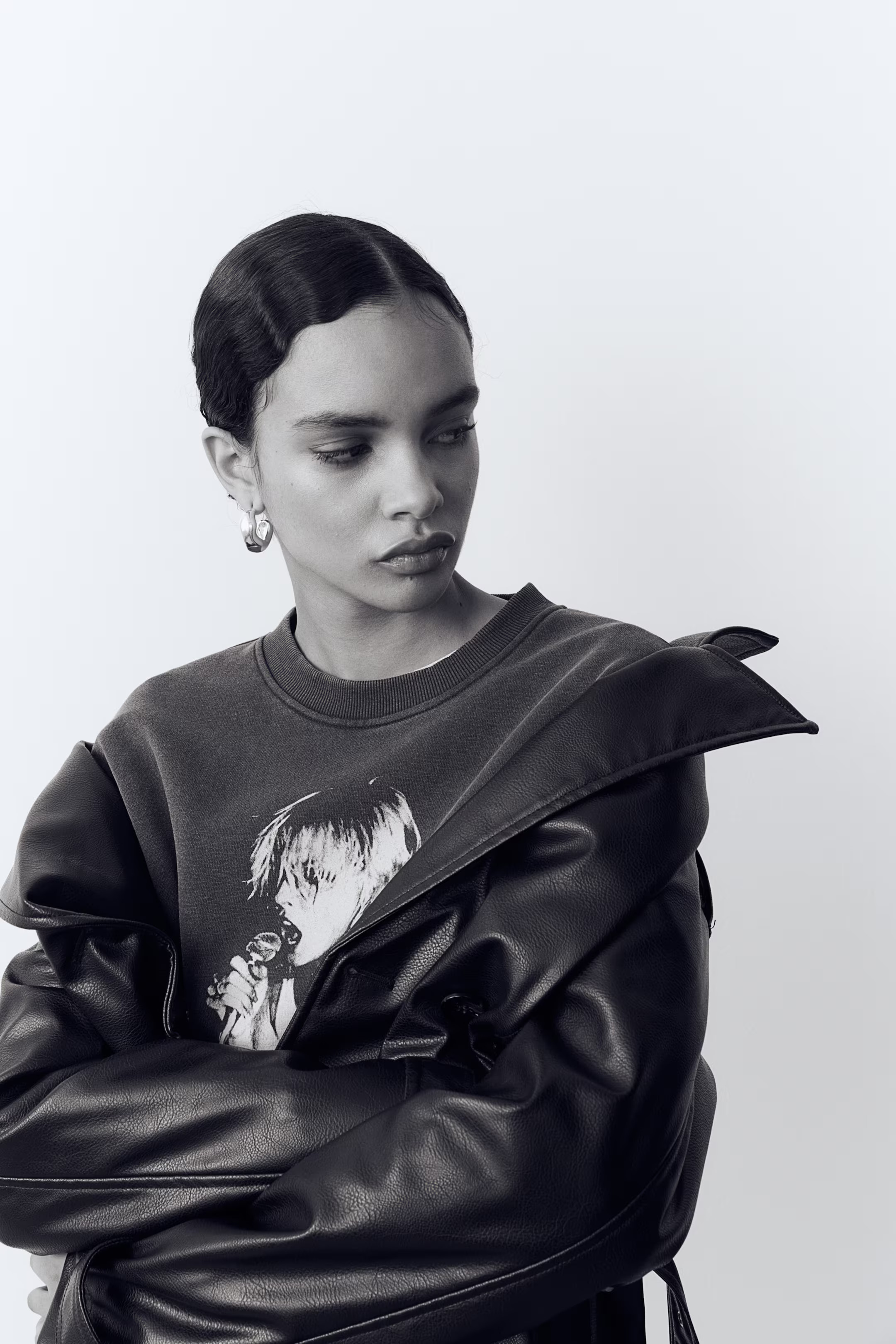 Oversized Printed Sweatshirt | H&M (US + CA)